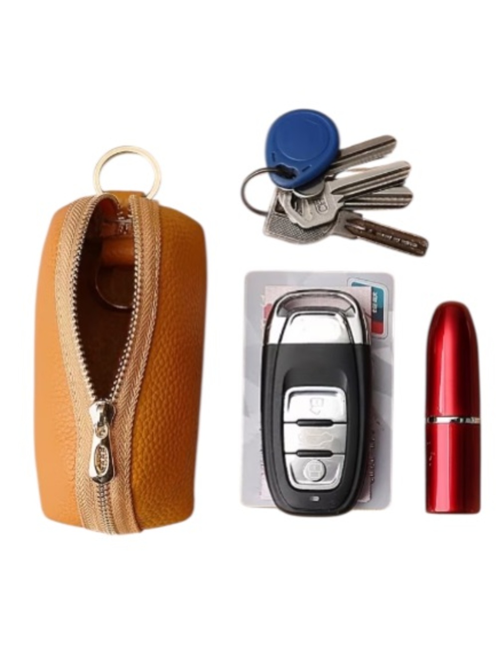 Mini essential Pebbled Coin Pouch - Picture 4 of 4